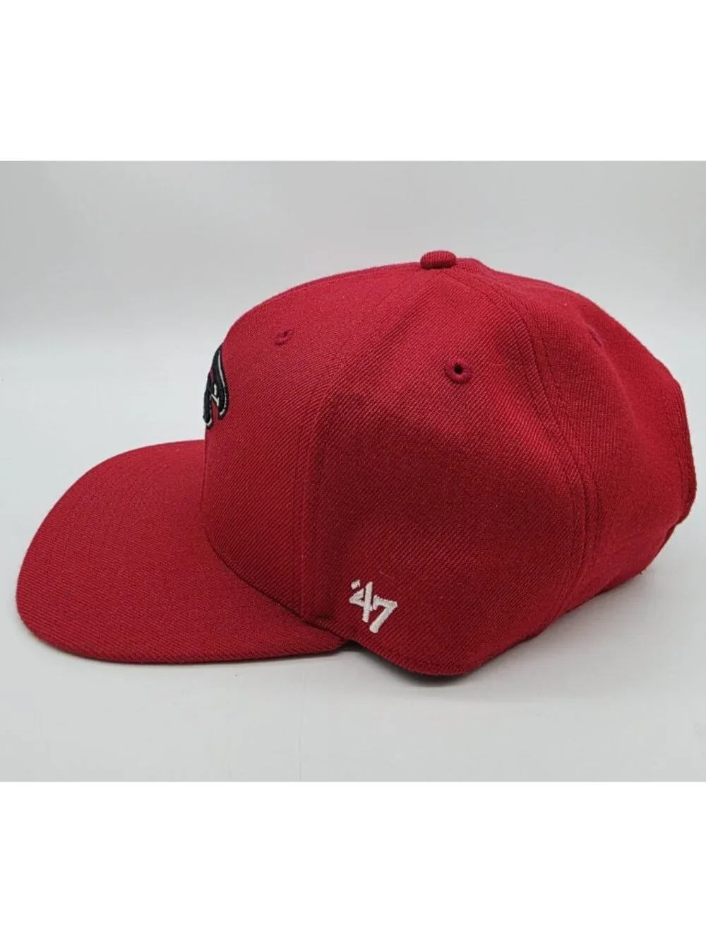 47 Atlanta Falcons Hat One Size Red Adjustable Embroidered Cap Forty Seven ATL